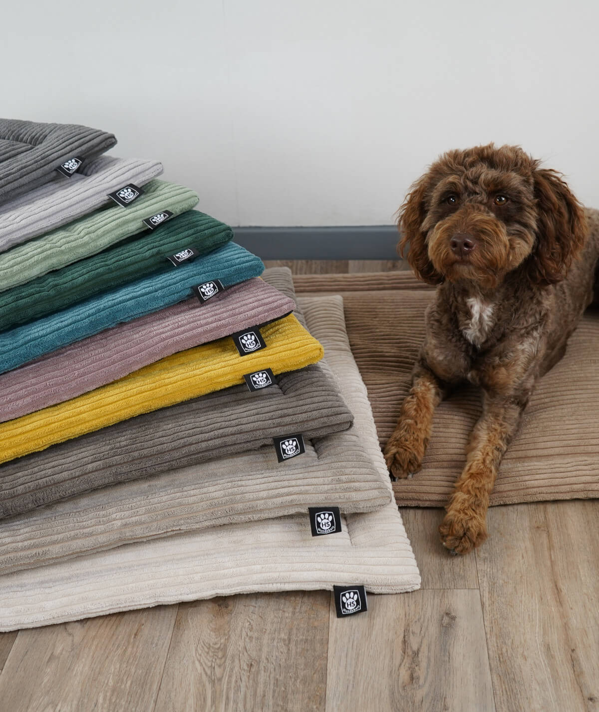 Hundedecke aus Cord mit Füllung - weich, robust & waschbar