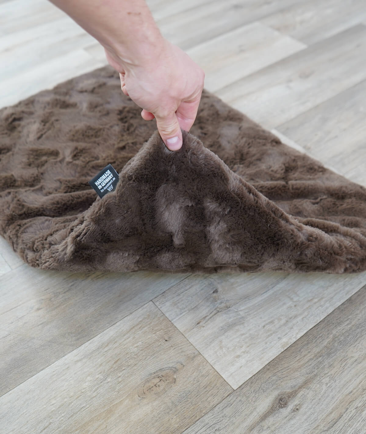 Exclusive dog blanket with plain color filling