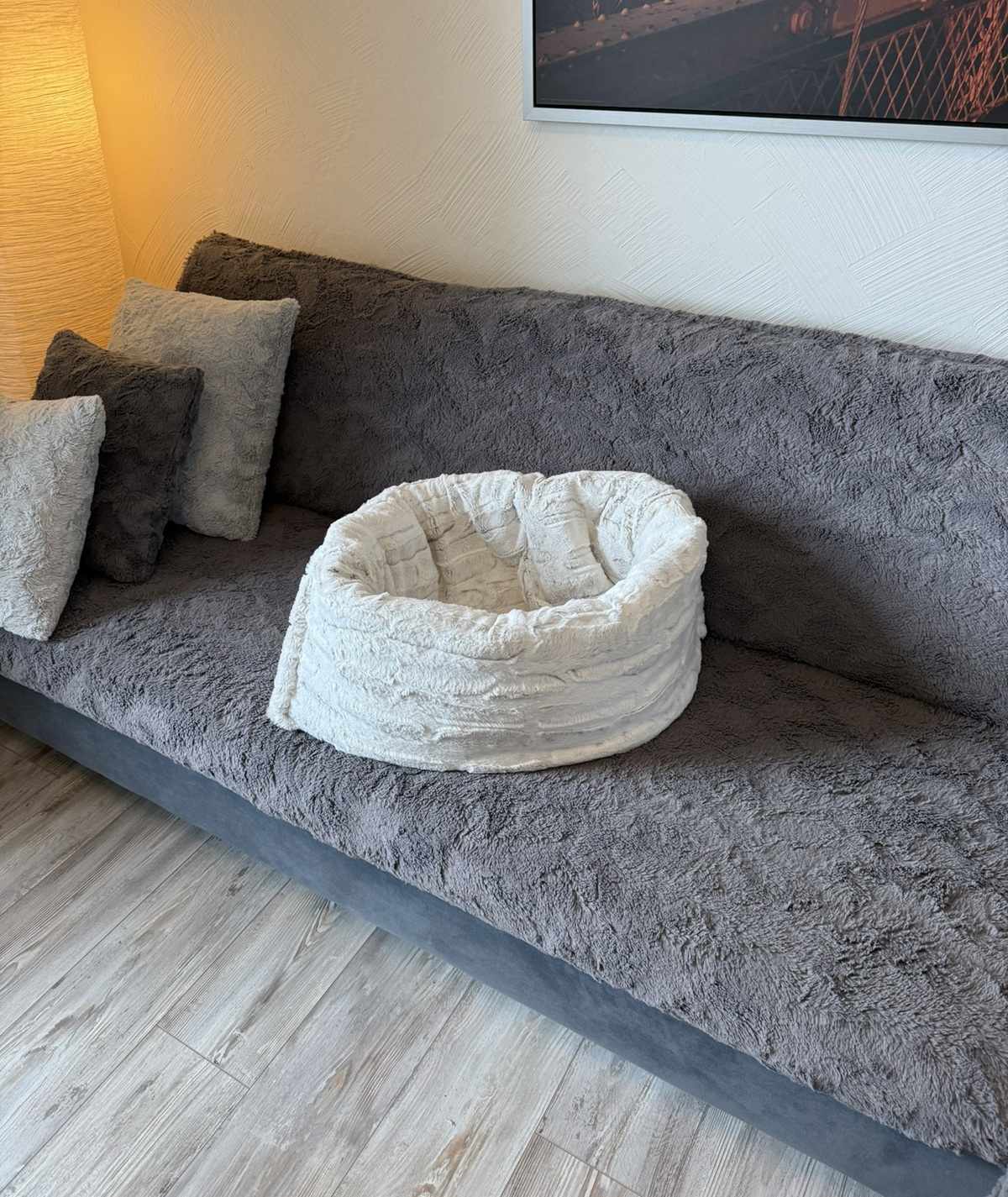 Katzenschlafsack Höhle – 2in1 Kuschelbett zum Einkuscheln & Verstecken