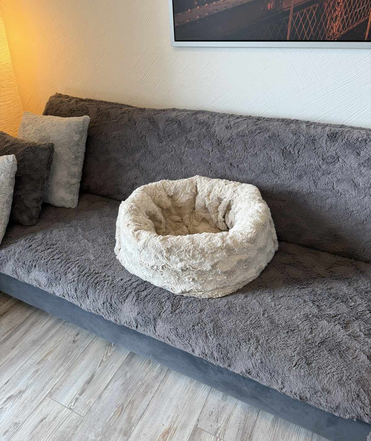 Katzenschlafsack Höhle – 2in1 Kuschelbett zum Einkuscheln & Verstecken