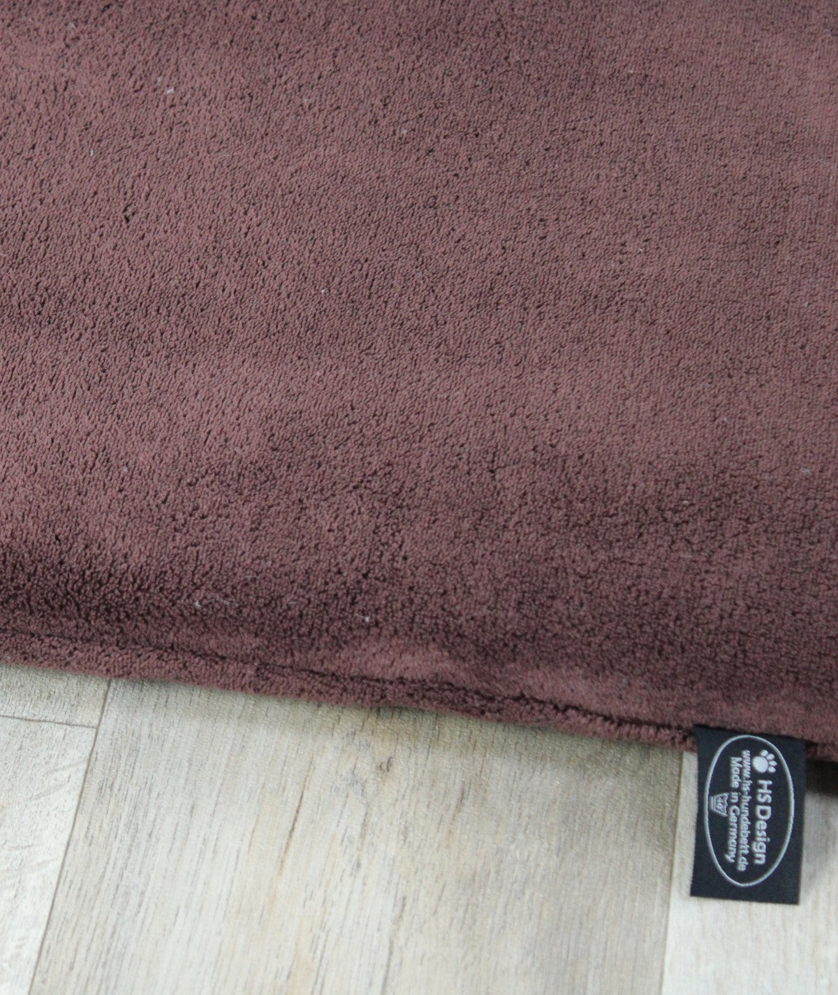 Einfarbige Decke mit Füllung